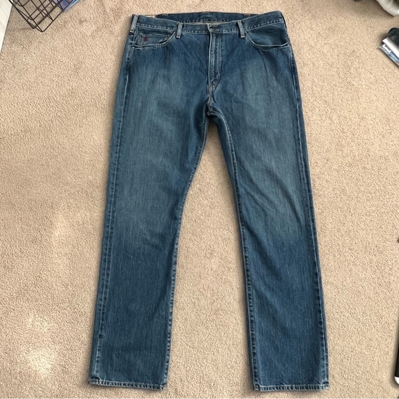 Polo by Ralph Lauren Hampton Relaxed Straight Leg Jeans 40T X 36 - Picture 4 of 12